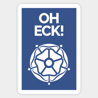 Oh Eck Yorkshire Rose Sticker